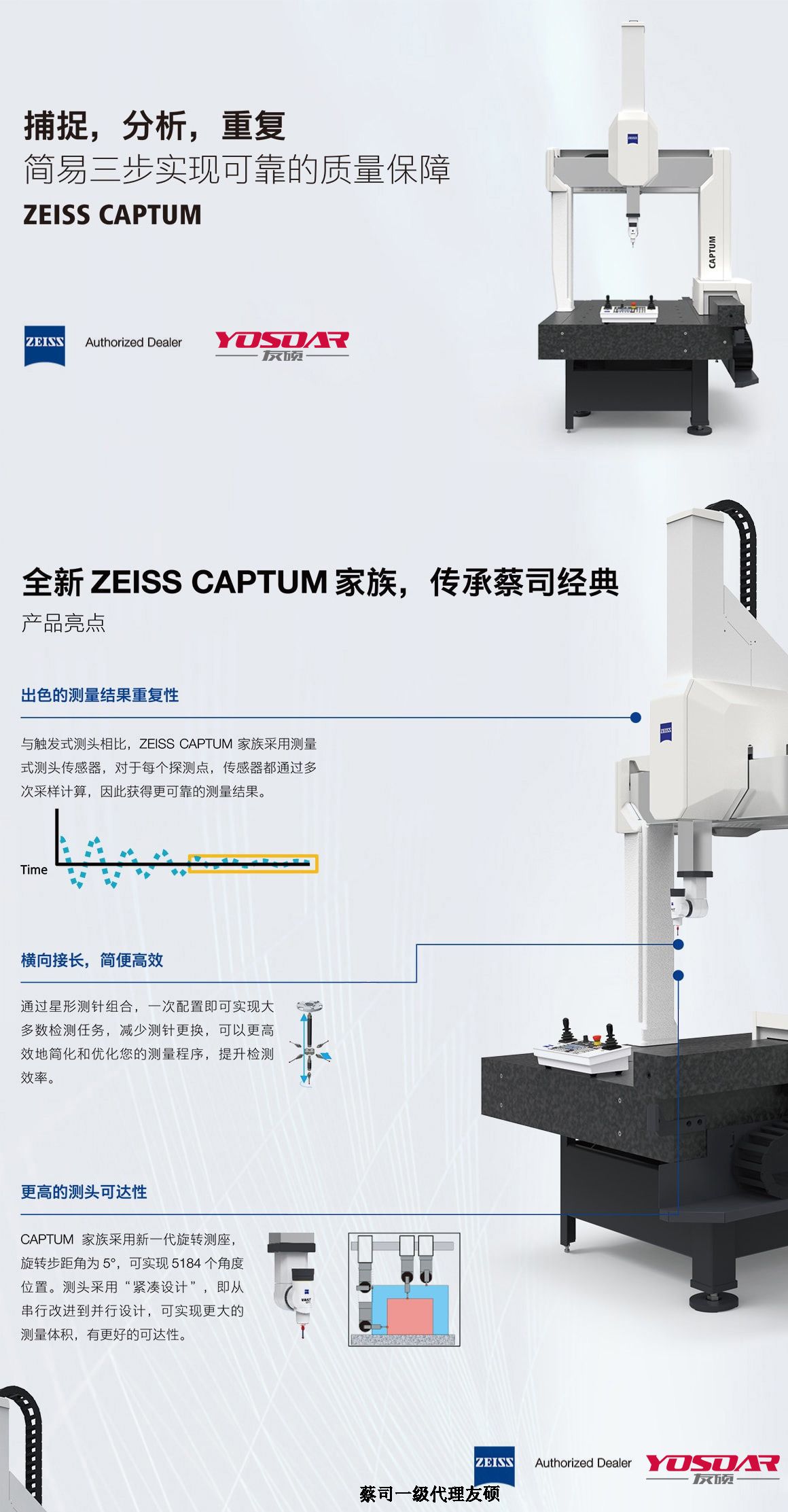 盘锦蔡司三坐标CAPTUM